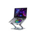 laptop stand with cooling fan – adjustable & portable