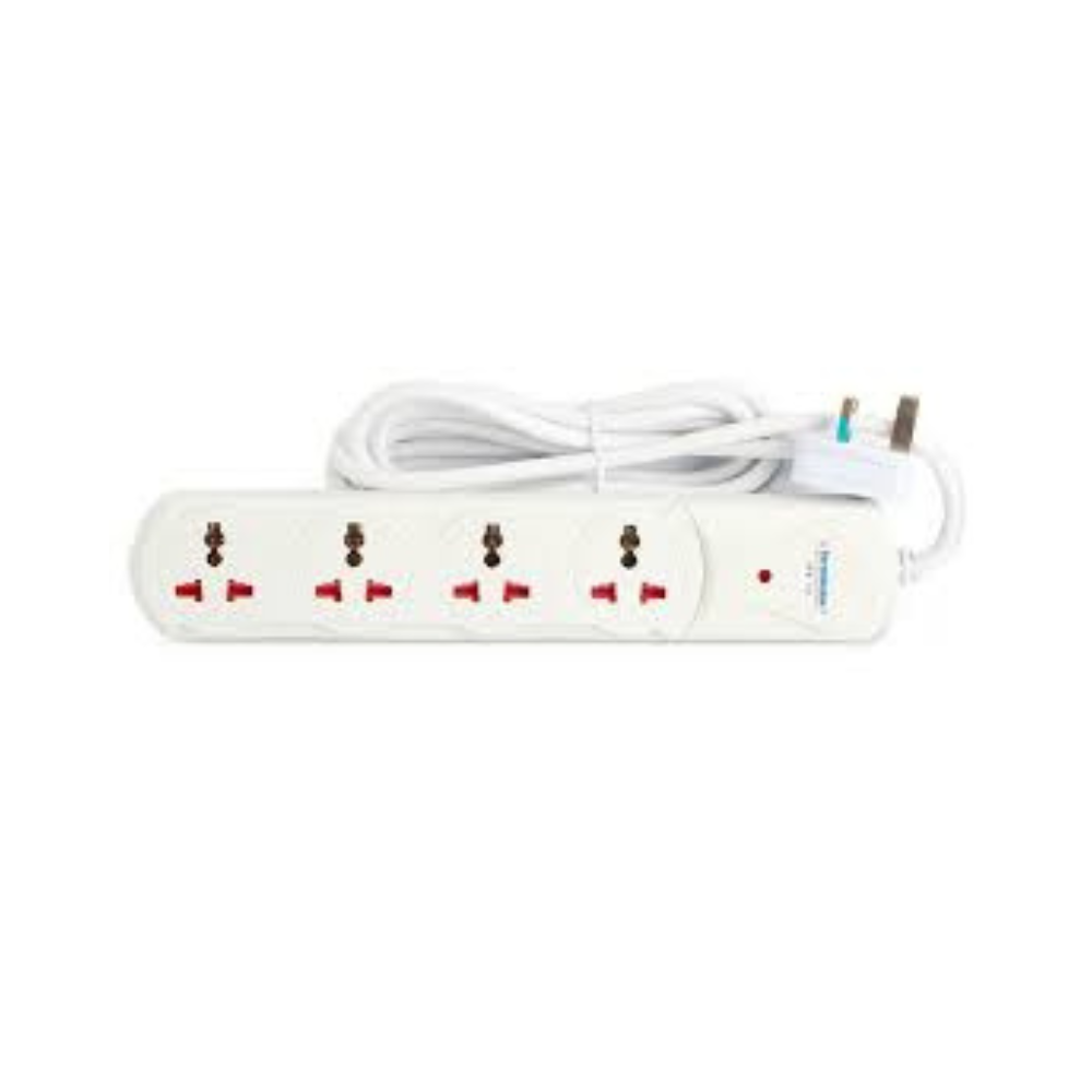 4 way power extension charger – durable multi socket