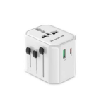 universal travel adapter with usb port – multi country charger
