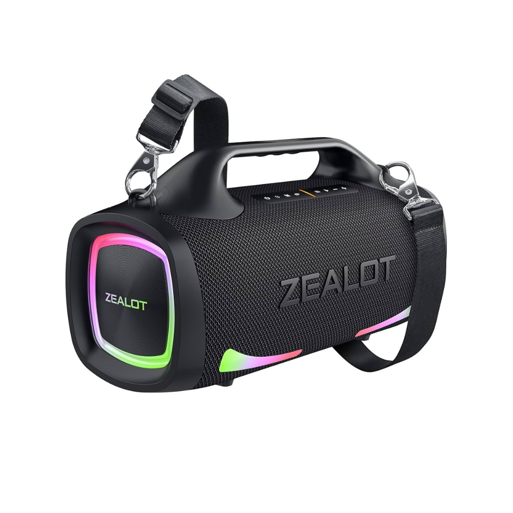 zealot s79 bluetooth speaker – 100w of thunderous sound, built for adventure