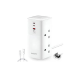 4 way power extension charger – durable multi socket